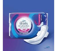 Lil-Lets Soft Pads Night, 24 Pack of 10 Pads
