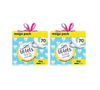 Lil-Lets Teens Day Pads X 70, Petite Towels for Girls & Teenagers, wit
