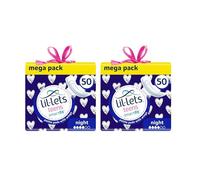 Lil-Lets Teens Night Pads: 50, Wings, Heavy Flow