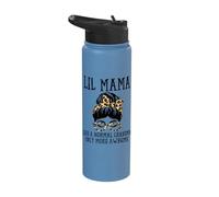 Lil Mama Like a Normal Grandma Only More Awesome Mothers Day Stainless Steel Insulated Water Bottle