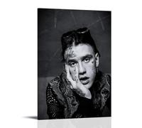 Lil Peep Classic Singer Black and White Art Style Poster Decorative Painting Canvas Wall Art Living Room Poster Bedroom Painting Wall Art Picture Print Modern Family Room Decor 24 x 36 Inches (60 x 90