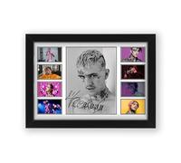 Lil Peep Signed Poster Print - Limited Edition Autograph Fan Gift - Collectible Memorabilia Merchandise (Unframed A4 (30x21cm))
