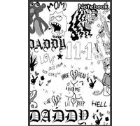 Lil Peep Tattoos Notebook: Perfectly sized at 6" x 9", this 110-page lined journal is your everyday canvas-ready to capture sudden inspirations, ... and keep your thoughts beautifully documented