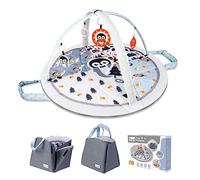 Li'l Pengyu Baby Play Mat Baby Belly Mat Unique Folding Design, Stage Based Skill Development Activity Gymnastics Mat, Machine Washable Baby Play Mat with Gift Package