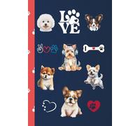 Lil’ Pup Power: Hardcover dog themed 6x9 college ruled lined notebook/journal: Easily portable for Creative Writing, Poetry Sketching, Doodling, Task ... Mindfulness Practice & more anywhere you go