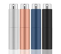 Lil Ray 8ML Portable Perfume Atomizer (4 PCS) Refilable Empty Mini Spray Bottle for Travel Pocket Cologne Liquid Sprayer, SET C,