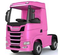 Lil’ Roadsters Official Scania 24v Ride-On Lorry And Trailer - Pink