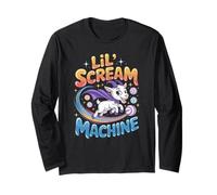 Lil Scream Machine Cute Goat Halloween Kids Long Sleeve T-Shirt