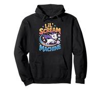 Lil Scream Machine Cute Goat Halloween Kids Pullover Hoodie
