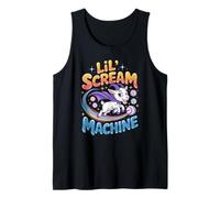 Lil Scream Machine Cute Goat Halloween Kids Tank Top