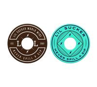 Lil Sucker Slogan Suction Ringss | Suction Cup Holder Anti-Spill Can Drink Support for Boats, Trucks, ATVs | Secure Your Drinks and Prevent Spills with Our Non Slip Coaster 2 Pack