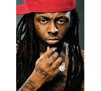 Lil' Wayne - Lil Wayne Color Portrait Textile Poster