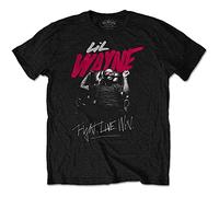 Lil Wayne T Shirt Fight Live Win Logo Official Mens Black L