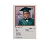 Lil Wayne Tha Carter IV Anti Splash Art Posters Living Room And Bedroom Hanging Paintings Suitable for Multiple Scenarios No Need for Punching Easy to Install Suitable for Gifts And Personal UseUnfram