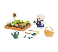Li'l Woodzeez - 31 Pieces Garden Playset with Sheep Figure - Pretend Play Gardening Tools & Accessories for 3+ Years - Fun Doll Playset for Creative Imaginative Play