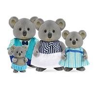 Li'l Woodzeez Canberra Koala Family - 5pc Toy Set with Miniature Animal Figurines and Storybook - Animal Toys and Accessories for Kids Age 3+