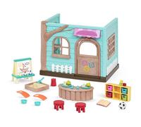 Li'l Woodzeez Daycare Playset Age 3+ and Nursery Set - Li'l Luvs & Hugs Nursery - 38pc Toy Set - Family Toys and Books for Kids +