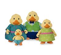 Li'l Woodzeez Acc Li’l Woodzeez - Quickquack Duck Family - 5pc Set with Miniature Figurines and Storybook - Animal Toys and Accessories for Kids Age 3+, Multi,W6259