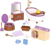 Li'l Woodzeez WZ6708Z Li’l Woodzeez - Bathroom & Laundry 16pc Set with Bath