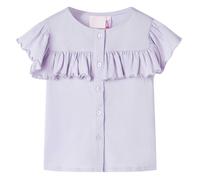 (lila, 140 (9-10y)) Kids' T-shirt Short Sleeves Tee Children T Shirt Toddler Top Medium Pink 104