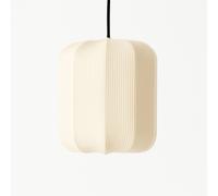 Lila Cream Cylinder Ribbed Stretch Cotton Fabric Lampshade CGC Lighting Cream One Size