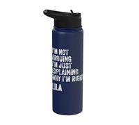Lila Quote Funny Birthday Custom Name Idea Engineer Stainless Steel Insulated Water Bottle