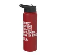 Lila Quote Funny Birthday Custom Name Idea Engineer Stainless Steel Insulated Water Bottle