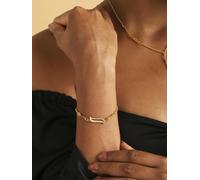 Lila Rasa Double Chain Bracelet - Cubic Zicronia "Wave Symphony"