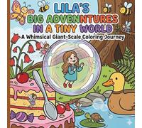 Lila’s Big Adventures in a Tiny World: A Whimsical Giant-Scale Coloring Journey. “Easy Coloring Pages with Bold Outlines for Toddlers and Kids, 8.5 x 8.5 Square Edition."