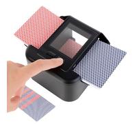 [lilaBelle]Automatic Card Shuffler for 1-2 Decks, Rechargeable 2000mAh Battery, Low Noise Electric Shuffler for Poker, , Blackjack, Phase 10 & More - One-Touch Shuffle, Portable & Quiet