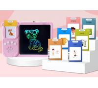 [lilaBelle]Kids Rechargeable Writing Tablet,【LCD Drawing Board for Children 4-6】Educational Toy with Doodle Cards, ABS Material ning Pad for Creativity & Cognitive Skill Development