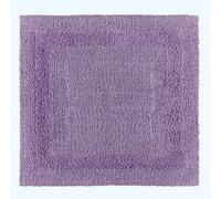 (Lilac, 50 x 50 cm) Homescapes Luxury Reversible Cotton Bath Mat