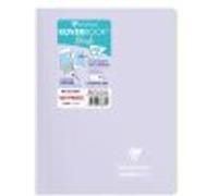 Clairefontaine 376775C - One Spiral Notebook Koverbook Blush Lilac - Size: A4 21x29,7 cm - 160 Lined Pages - White Paper 90 g - Polypro Wraparound Cover