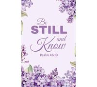 Lilac Bible Verse Junk Journal - 5x8” Softcover | 100 Pages | “Be Still and Know” Cover | Purple Floral Faith Notebook | Christian Scrapbook Journal with Scriptures