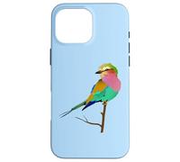 Lilac-breasted Roller Bird Case for iPhone 16 Pro Max