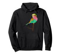 Lilac-breasted Roller Bird Pullover Hoodie