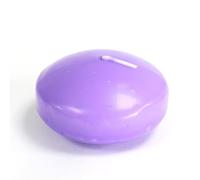 Lilac Floating Candles, Pack of 6 - Long-Lasting 7/8 Hours Burn Time, Ideal for Weddings & Celebrations, Enhances Room Ambiance