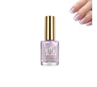 Lilac Glossy Mirror Nail Strengthener, Invisible Sheer Fast Air Drying Nail Polish, Glossy Finish and Easy At Home Application No UV Lamp Needed, For Weak Nails，1PC