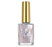 Lilac Glossy Mirror Nail Strengthener, Nail Varnish for Weak Brittle Nails | Invisible Sheer Fast Air Drying Nail Polish,Glossy Finish and Easy At Home Application No Uv Lamp Needed