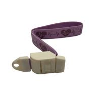 Lilac Heart/ECG Tourniquet - Quick and Slow Release - Latex Free