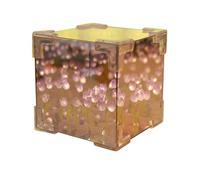 Lilac Illumination - Lilac Nightlight, Lilac Desk Light | Decorative Lilac Illumination, Ambient Lighting Table Decor, Mirror Lilac Lamp, Floral Bedside Light, Bedroom Night Lights, 3.94 Inches