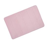 Lilac Microfibre Memory Foam Bathroom Bath Mat With Non Slip Back 40 x 60cm