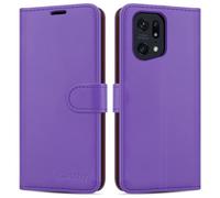 (Lilac) OPPO Find X5 Pro 5G Phone Wallet Book Leather Case