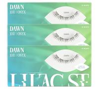 Lilac St - Dawn Natural Faux Eyelash Clusters (10mm, 3 Pack) - No "Makeup" Look - DIY Lash Extension Wisps - Lightweight & Lifelike - Lasts 10 Days - Cruelty Free, Vegan, Women Founded - 30 Lashes