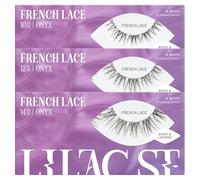 Lilac St - French Lace Glamorous Faux Eyelash Clusters (10-12-14mm) - Delicate & Wispy - DIY Lash Extension Wisps - Lightweight & Lifelike - Korean Silk - Lasts 10 Days - Cruelty Free - 30 Lashes