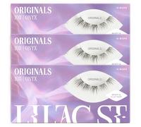 Lilac St - Originals Natural Faux Eyelash Clusters (10mm, 3 Pack) - Natural Look - DIY Lash Extension Wisps - Lightweight & Lifelike - Lasts 10 Days - Cruelty Free, Vegan, Women Founded - 30 Lashes