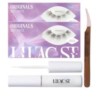 Lilac St - Starter Kit - Includes 2-Pack of Original Lashes, Clear Lash Glue, Lash Applicator- Soft, Natural Look - Long-Lasting, Lightweight, Reusable - Vegan & Cruelty Free