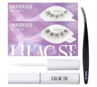 Lilac St - Starter Kit - Includes 2-Pack of Original Lashes, Clear Lash Glue, Lash Applicator- Soft, Natural Look - Long-Lasting, Lightweight, Reusable - Vegan & Cruelty Free