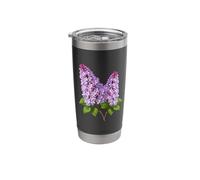 Lilac Tee Design Beautiful Spring Flower Stainless Steel Insulated Tumbler