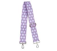 Lilac White Large Polka Dot Bag Strap Sarta Lilac One Size